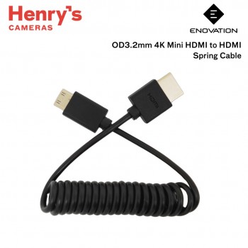 Enovation OD3.2mm 4K Mini HDMI to HDMI Spring Cable Enovation OD3.2mm 4K Mini HDMI to HDMI Spring Cable