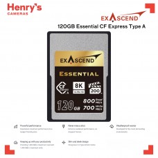 Exascend Essential CF Express Type A 120GB 800MBs/700MBs/550MBs