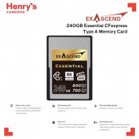 Exascend Essential CF Express Type A 240GB 800MBs/700MBs/400MBs
