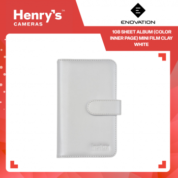 ENOVATION 108 Sheet Album (Color Inner Page) Mini Film Clay White