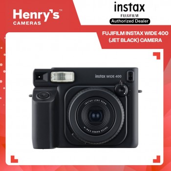 Fujifilm Instax Wide 400 (Jet Black) Camera