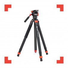 Fotopro AK66 Aluminum Tripod Black Matte Orange