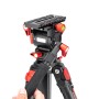 Fotopro AK66 Aluminum Tripod Black Matte Orange