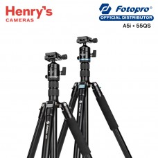 Fotopro A5i + 55QS Aluminum Tripod