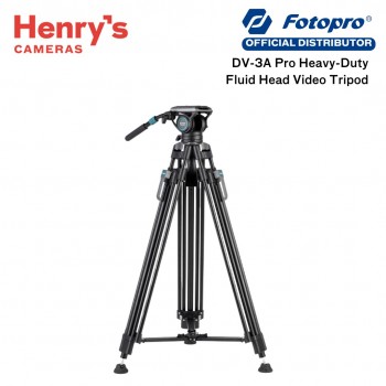 Fotopro DV-3A Pro Heavy-Duty Fluid Head Video Tripod Fotopro DV-3A Pro Heavy-Duty Fluid Head Video Tripod