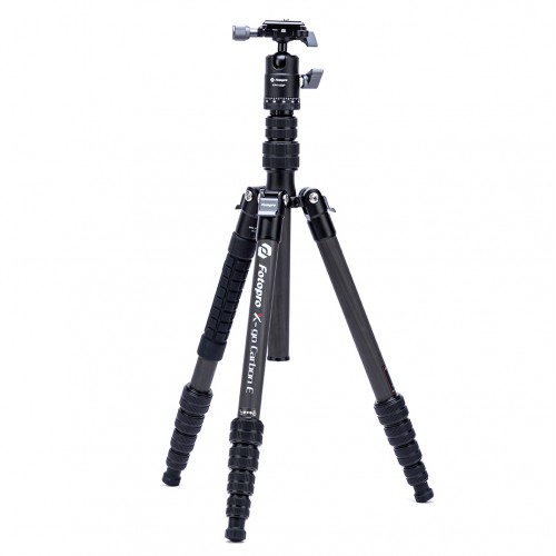 Fotopro X-Go Carbon E+FPH-42QP Tripod Kit Black/Grey