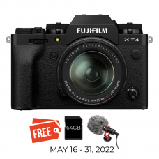 Fujifilm X-T4 Mirrorless Digital Camera 18-55mm Kit Black