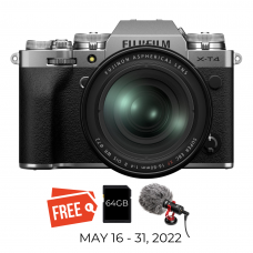 Fujifilm X-T4 Mirrorless Digital Camera 16-80mm Kit Silver
