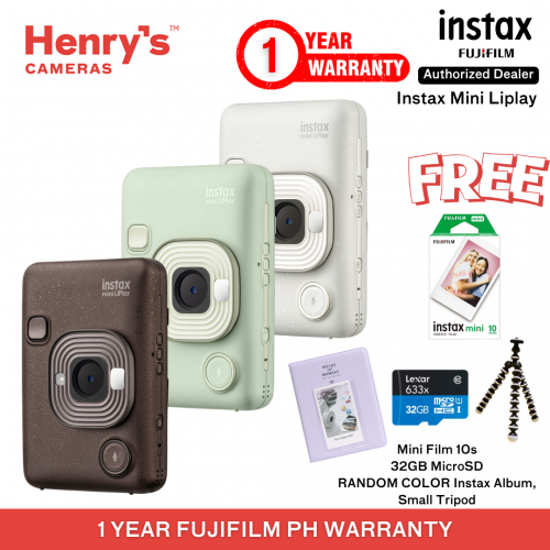 Fujifilm Instax Mini Liplay Hybrid Instant Camera and Printer