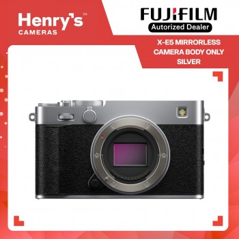 Fujifilm X-E5 Mirrorless Camera Body Only - Silver