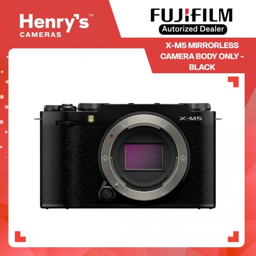 Fujifilm X-M5 Mirrorless Camera Body Only - Black