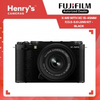 Fujifilm X-M5 with XC 15-45mm f/3.5-5.6 Lens Kit - Black