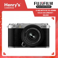 Fujifilm X-M5 with XC 15-45mm f/3.5-5.6 Lens Kit - Silver