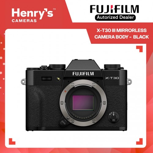 Fujifilm X-T30 III Mirrorless Camera Body - Black