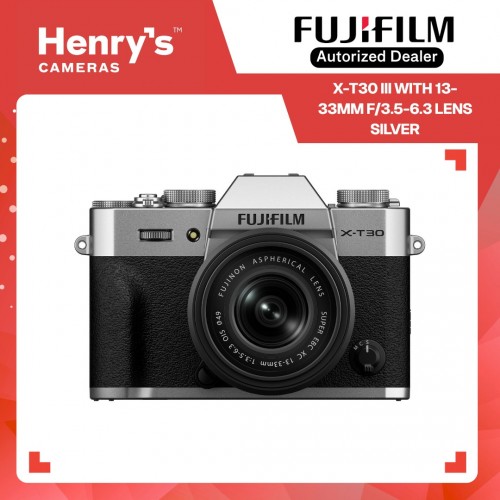 Fujifilm X-T30 III Mirrorless Camera with 13-33mm f/3.5-6.3 Lens - Silver