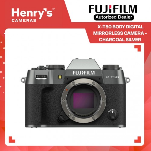 Fujifilm X-T50 Body Digital Mirrorless Camera - Charcoal Silver