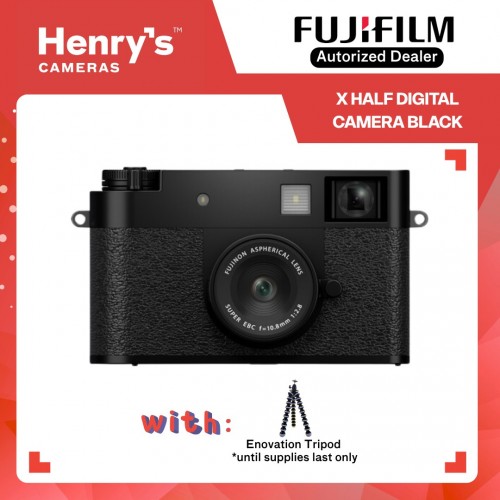 Fujifilm X Half Compact Digital Camera - Black