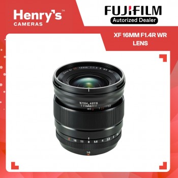 Fujifilm XF 16mm F1.4R WR Lens