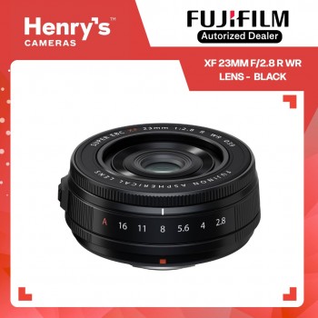 Fujifilm XF 23mm f/2.8 R WR Lens - Black