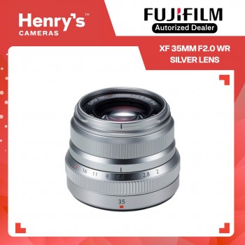Fujifilm XF 35mm F2.0 WR Silver Lens