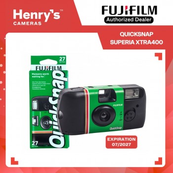 Fujifilm QuickSnap Superia XTRA400 Quick Snap Flash Disposable 35mm Film Camera