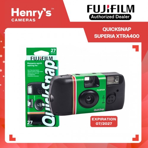Fujifilm QuickSnap Superia XTRA400 Quick Snap Flash Disposable 35mm Film Camera