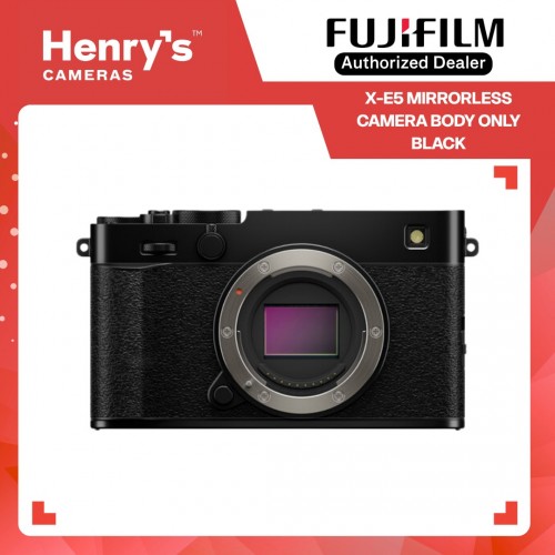 Fujifilm X-E5 Mirrorless Camera Body Only - Black