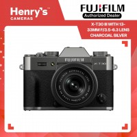 Fujifilm X-T30 III Mirrorless Camera with 13-33mm f/3.5-6.3 Lens - Charcoal Silver