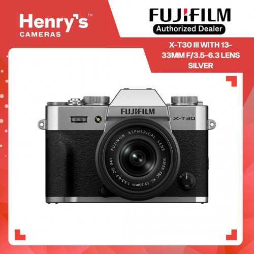 Fujifilm X-T30 III Mirrorless Camera with 13-33mm f/3.5-6.3 Lens - Silver