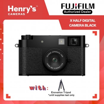 Fujifilm X Half Compact Digital Camera - Black