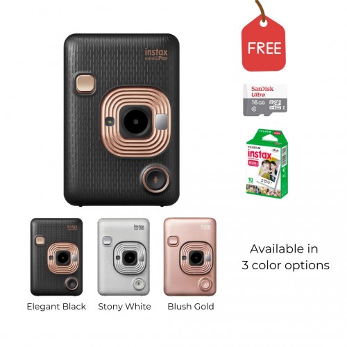 Fujifilm Instax Mini Liplay Hybrid Instant Camera and Printer