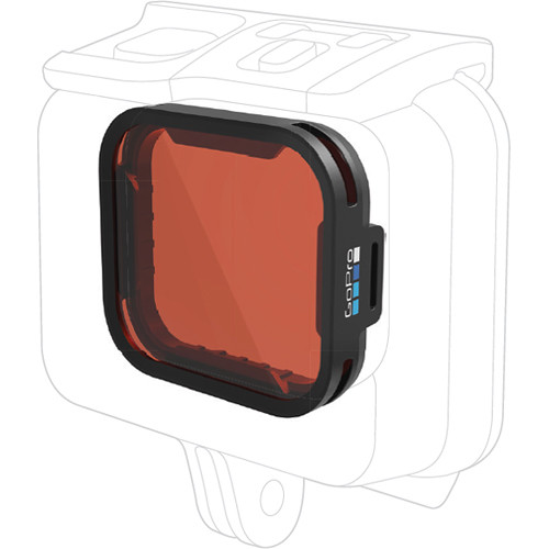 GOPRO BLUE WATER DIVE FILTER FOR HERO 5 SUPER SUIT (RED)