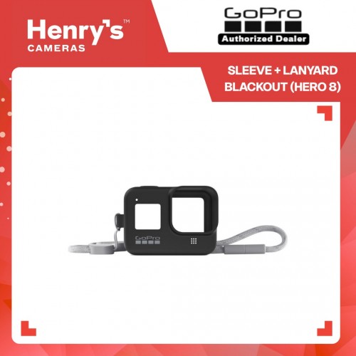 GoPro Sleeve + Lanyard Blackout (Hero 8)