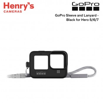 GoPro Sleeve and Lanyard - Black for Hero 5/6/7 GoPro Sleeve and Lanyard - Black for Hero 5/6/7