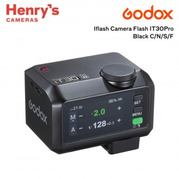 Godox iT30Pro iFlash Camera Flash Black Sony/Fujifilm/Nikon/Canon Godox iT30Pro iFlash Camera Flash Black Sony/Fujifilm/Nikon/Canon