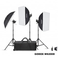 Godox MS200-D Studio 3-Light Flash Kit 