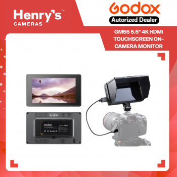 Godox GM55 5.5" 4K HDMI Touchscreen On-Camera Monitor