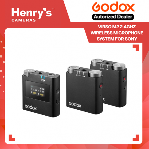 Godox Virso M2 2.4GHZ Wireless Microphone System For Sony