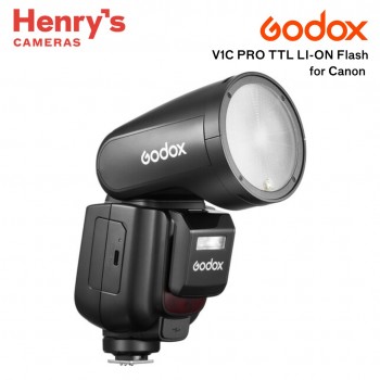 Godox V1C PRO TTL LI-ION Round Head Camera Flash for Canon Godox V1C PRO TTL LI-ION Round Head Camera Flash for Canon