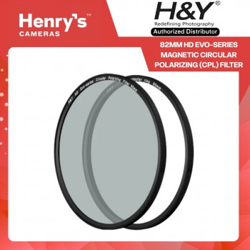 H&Y 82mm HD EVO-Series Magnetic Circular Polarizing (CPL) Filter