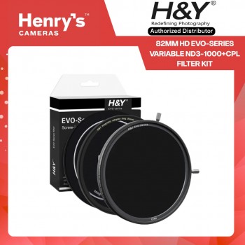 H&Y 82mm HD Evo-Series Magnetic Variable ND3-1000+CPL Filter Kit