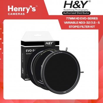 H&Y 77mm HD Evo-series Variable ND3-32 (1.5 - 5 stops) Filter Kit