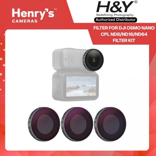H&Y Filter for DJI Osmo Nano CPL ND8/ND16/ND64 Filter Kit