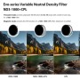 H&Y 67mm HD Evo-Series Magnetic Variable ND3-1000+CPL Filter Kit