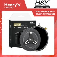 H&Y Nova series HD ND3-32+CPL Filter 62mm (1.5 - 5 stops)