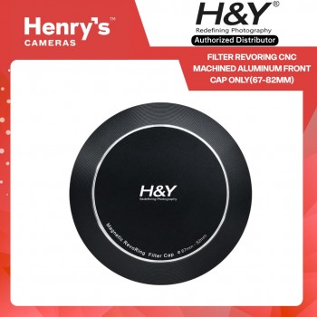 H&Y RevoRing CNC Machined Aluminum Front Cap Only 67-82mm