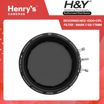 H&Y RevoRing ND3-1000+CPL Filter - Mark II 58-77mm H&Y RevoRing ND3-1000+CPL Filter - Mark II 58-77mm