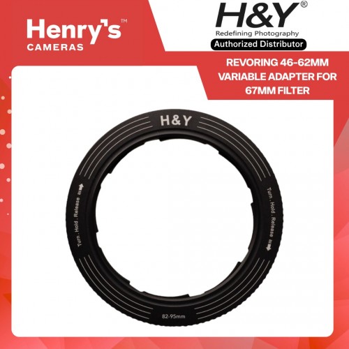 H&Y Revoring 46-62mm Variable Adapter for 67mm Filters