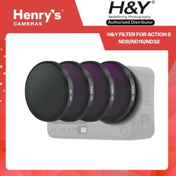 H&Y Filter for Action 6 CPL+ND8+ND16+ND32 H&Y Filter for Action 6 CPL+ND8+ND16+ND32