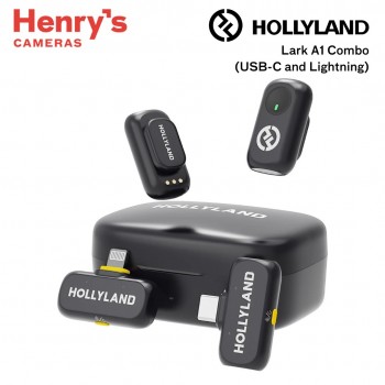 Hollyland Lark A1 Combo Wireless Microphone (USB-C and Lightning) Space Gray Hollyland Lark A1 Combo Wireless Microphone (USB-C and Lightning) Space Gray
